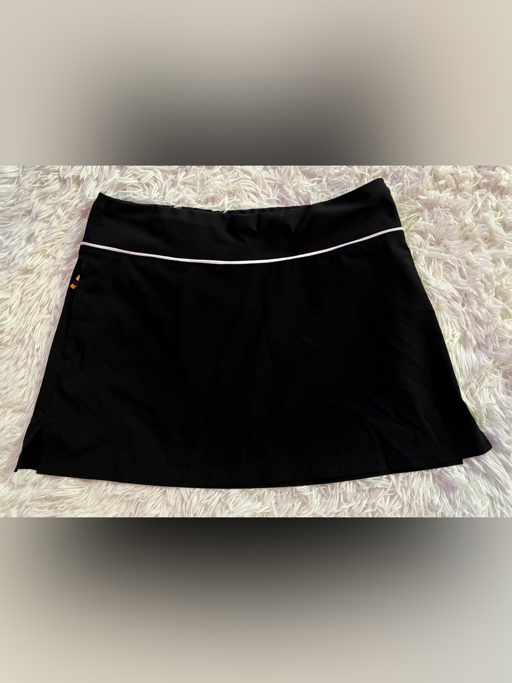 Lucy Gorpcore Golf Tennis Pickleball Gym Athleisure Athletic Skirt Skort Black L